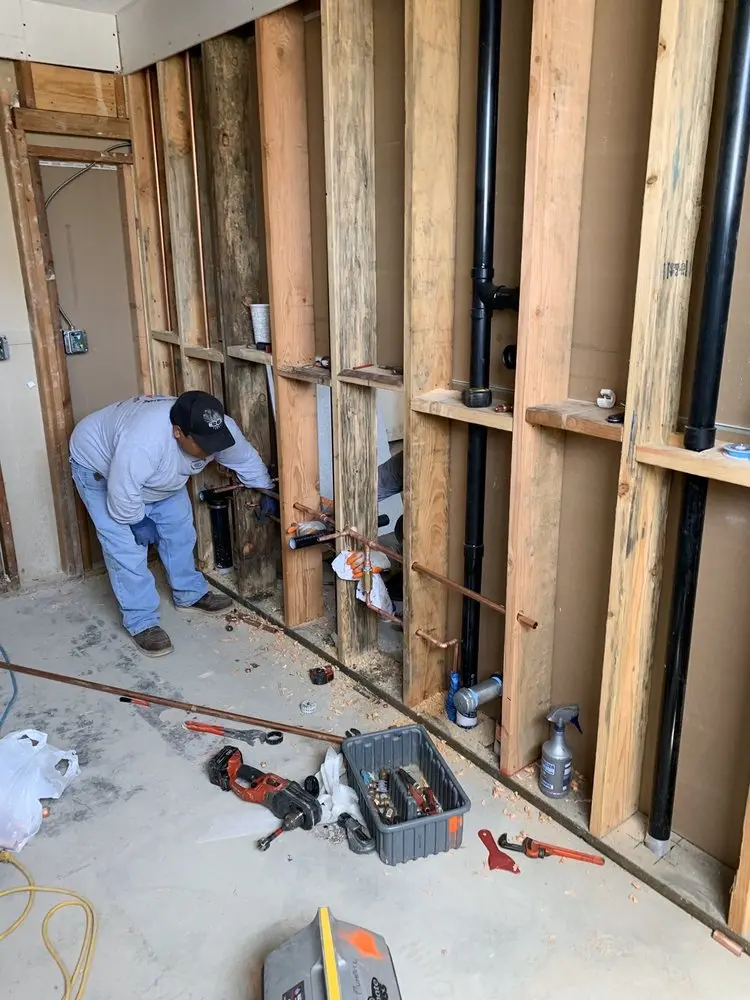 Commercial rough-in plumbing for Gas Line Repair in Wright City